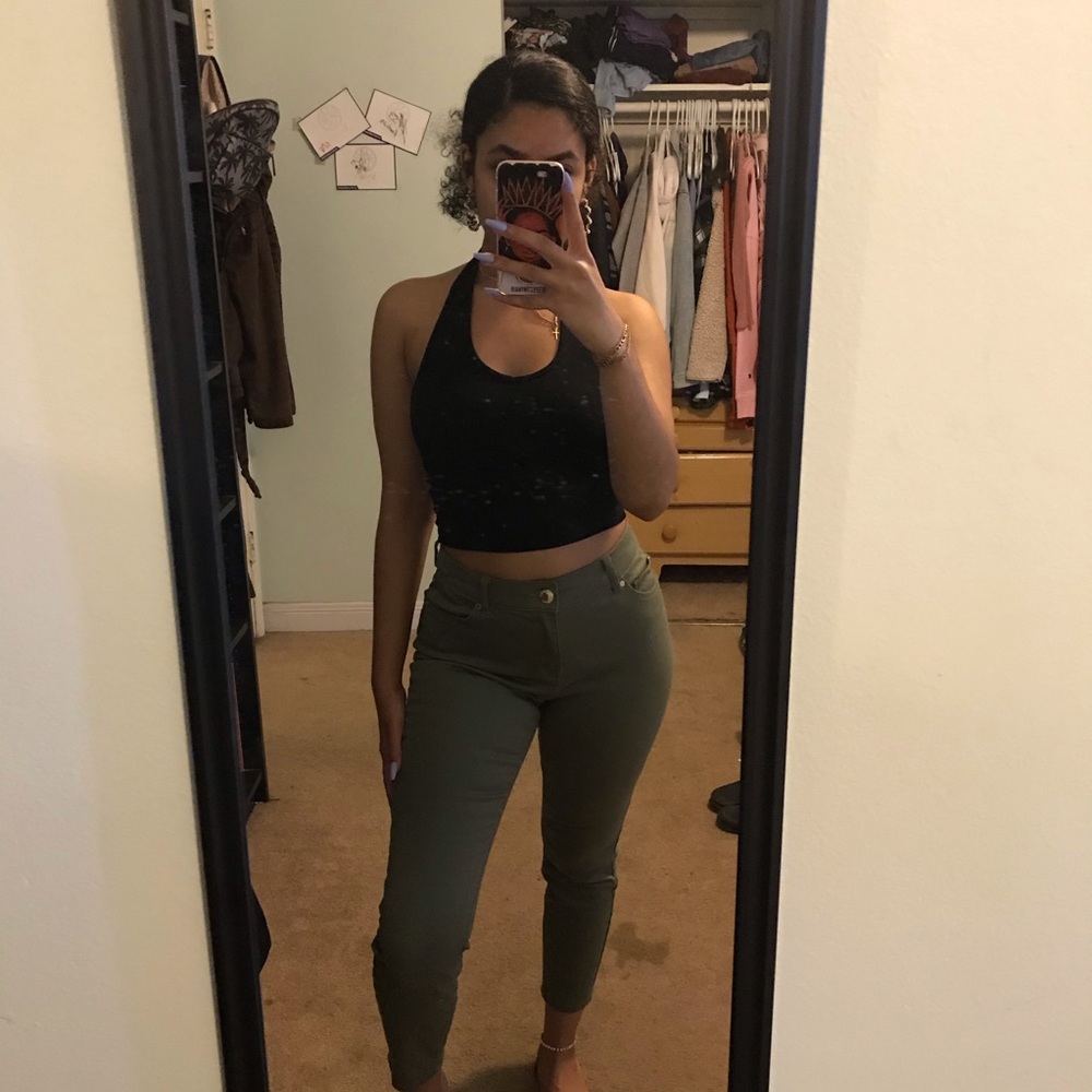 GREEN ELLEN TRACY ANKLE JEANS